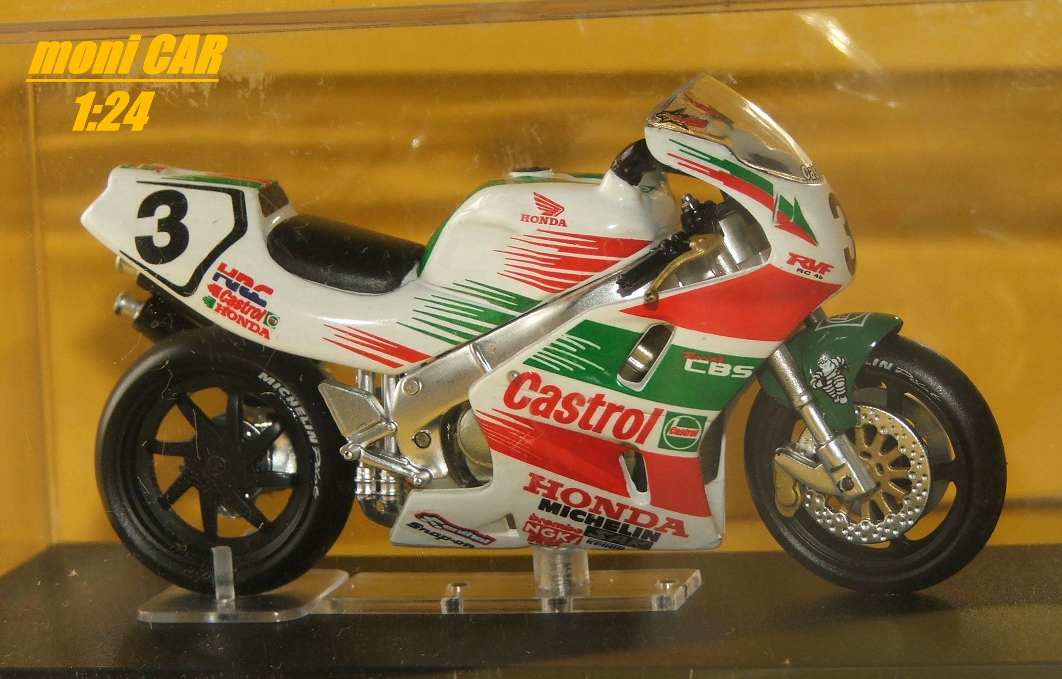 HONDA RC45 No.3 - John Kocinski 1997 (1:24) De Agostini