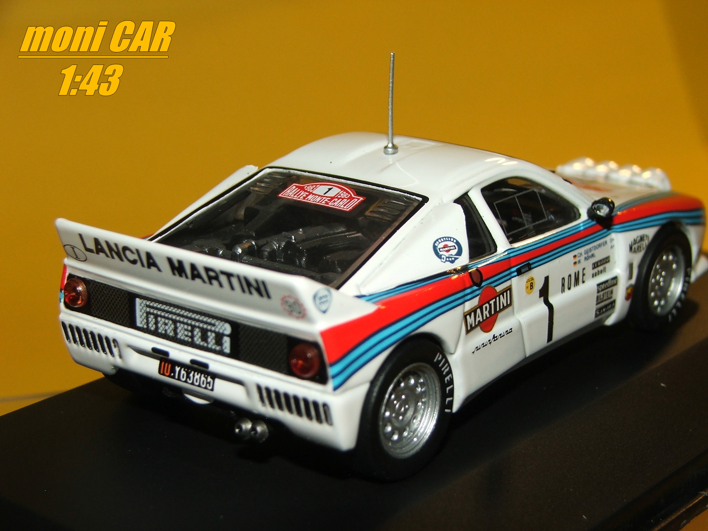 LANCIA 037 No.1 W. Rohrl - C. Geistdorfer - Winner Rallye Monte Carlo 1983 (1:43) CMR