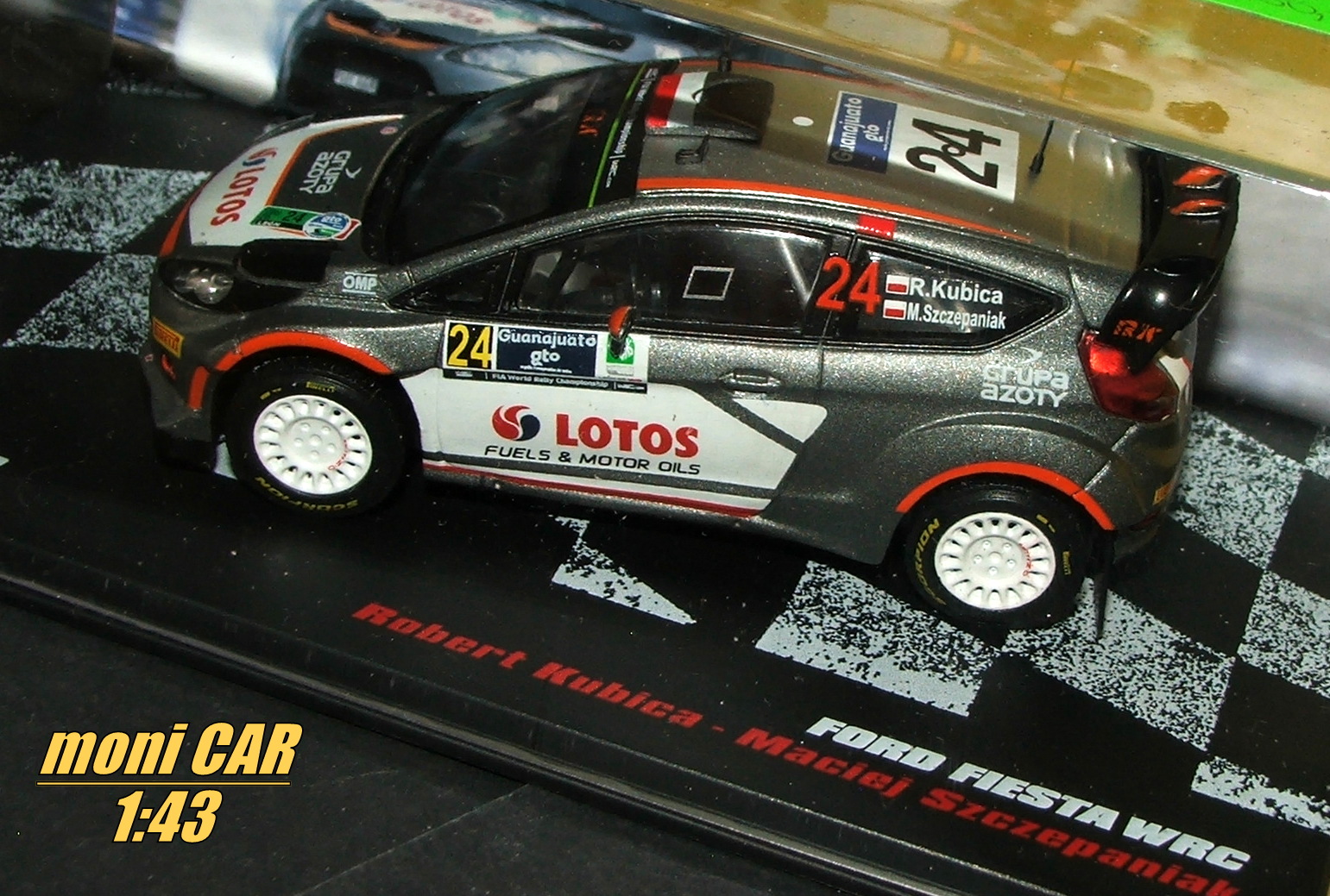 FORD Fiesta WRC No.24 - Robert Kubica - Maciej Szczepaniak - Rallye México 2015 (1:43) Altaya/IXO