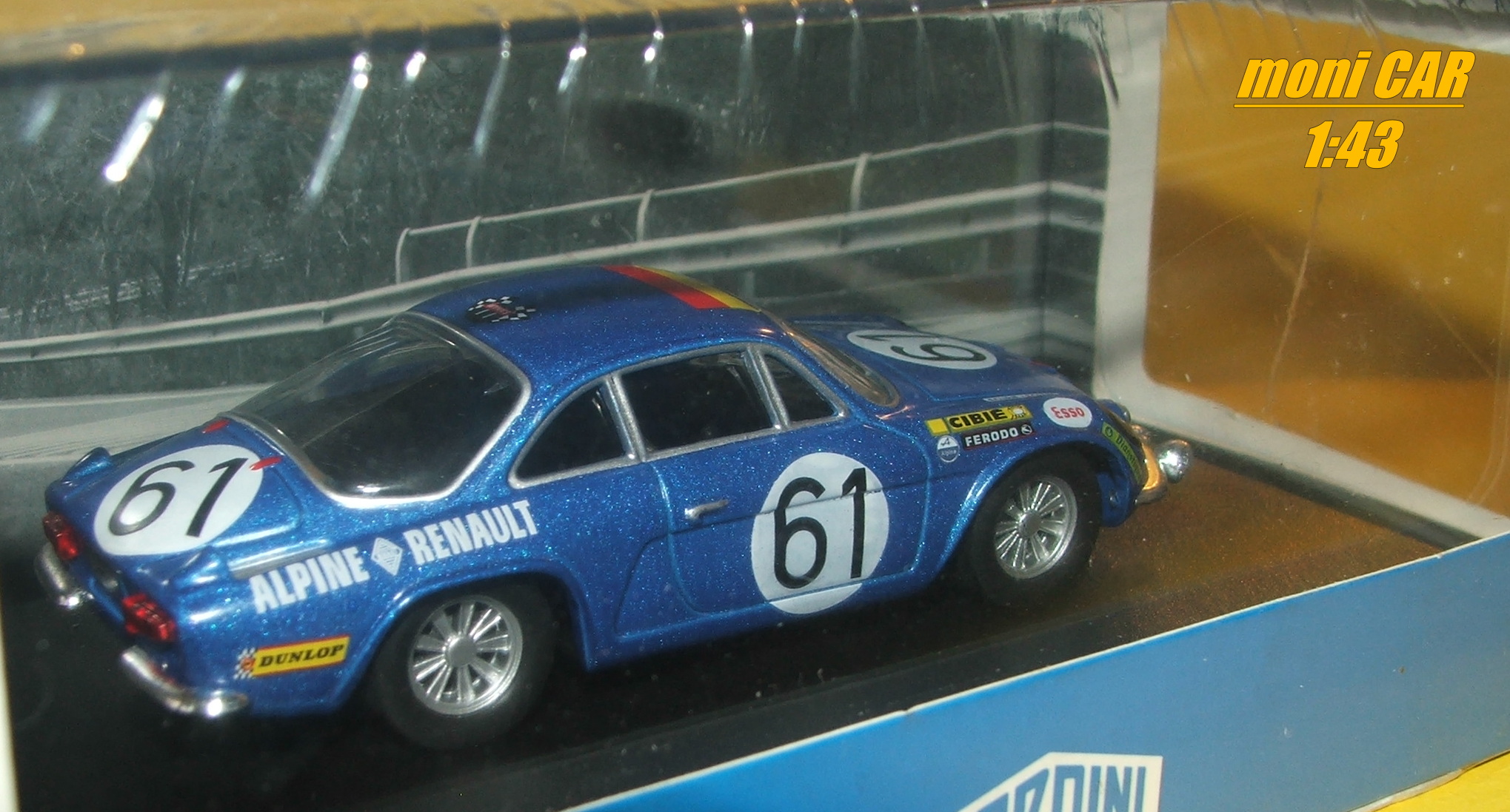 ALPINE RENAULT A 110 Le Mans No.61 24 Hures Du Mans - 1968 (1:43) ATLAS