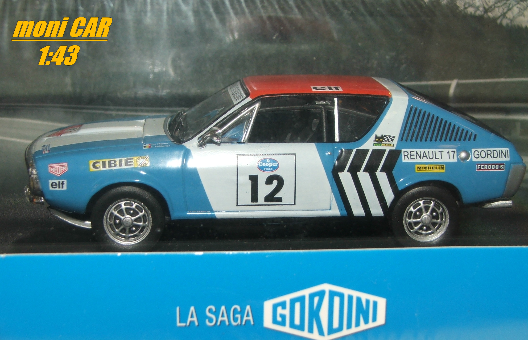 RENAULT 17 Gordini - Rallye Press on Regardless - 1974 (1:43) ATLAS