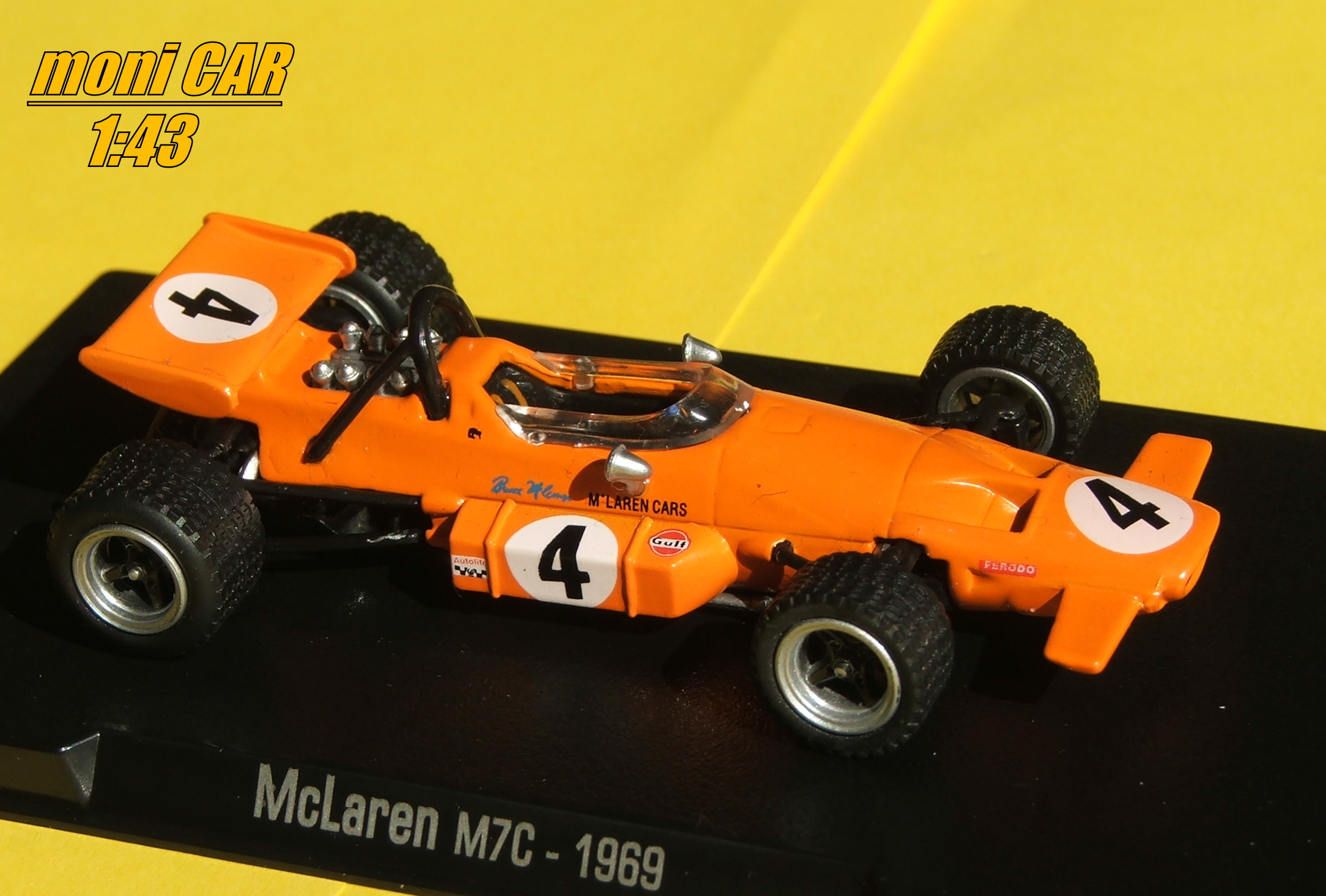 McLAREN FORD M7C - Bruce McLaren No.4 1969 (1:43) ATLAS
