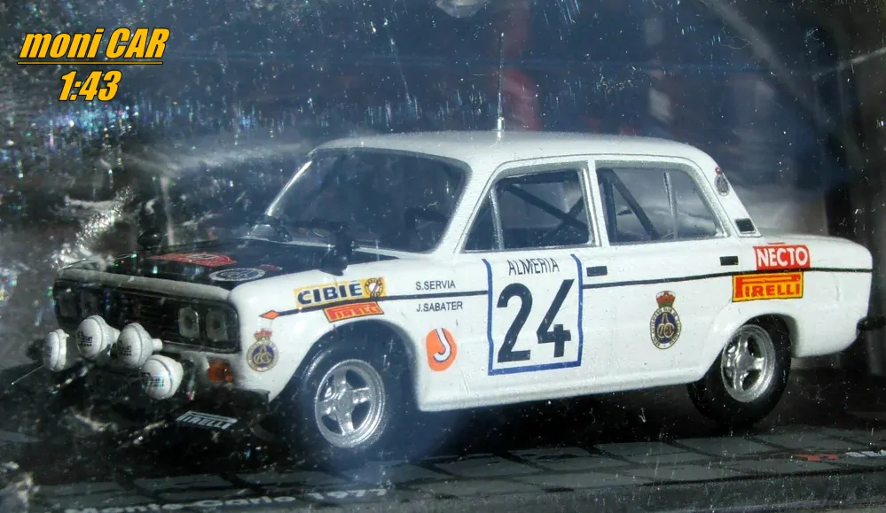 SEAT 1430 ESPECIAL 1800 No.24 - S. Servia - J. Sabater Rallye Monte Carlo 1977 (1:43) ALTAYA/IXO