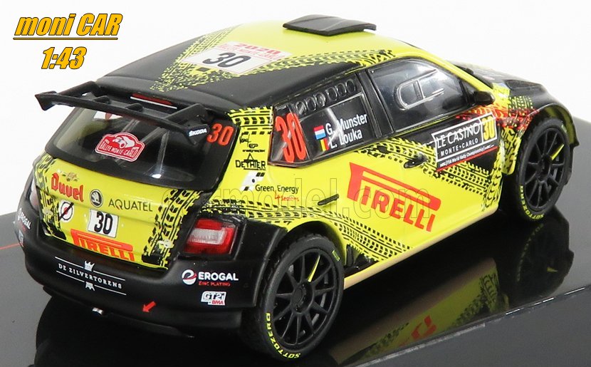 ŠKODA Fábia R5 EVO No.30 - G. Munster - L. Louka Rallye Monte Carlo 2020 (1:43) IXO