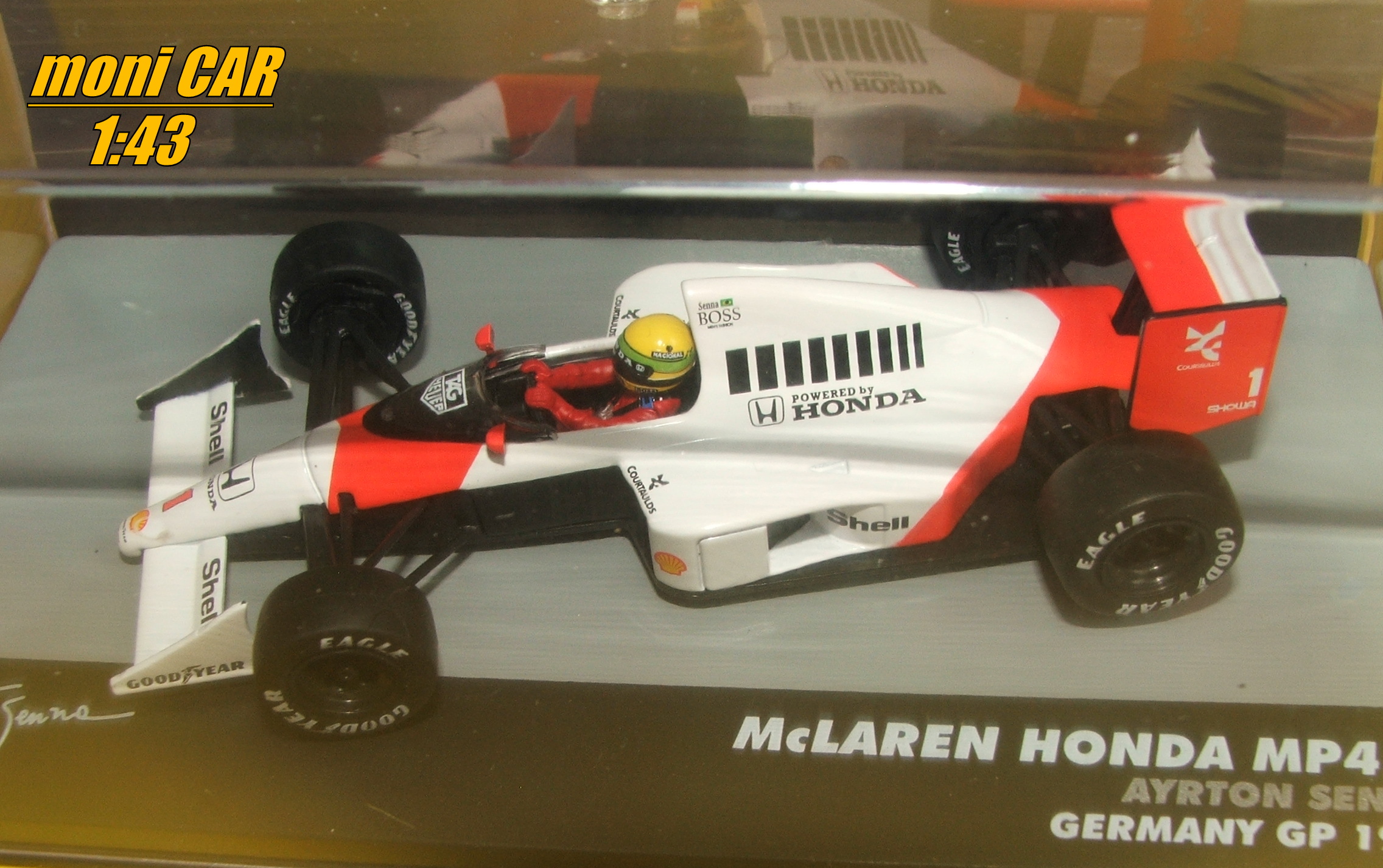 McLAREN M4/5 No.1 Ayrton Senna - Winner Germany GP 1989 (1:43) ALTAYA/IXO