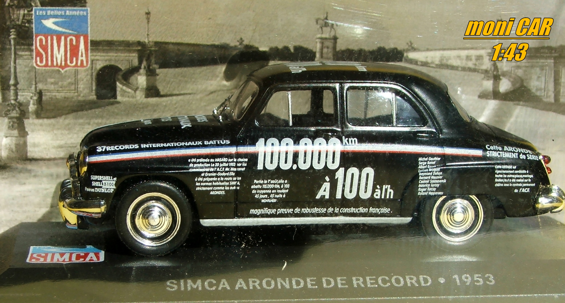 SIMCA Aronde de Record 1953 (1:43) ALTAYA/IXO