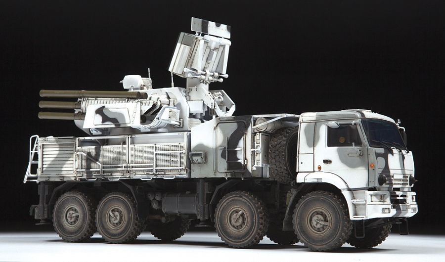 SA-22 Greyhound - Russian Self-Propelled Anti-Aircraft Missile and Gun System Pantsir (1:35) ZVEZDA