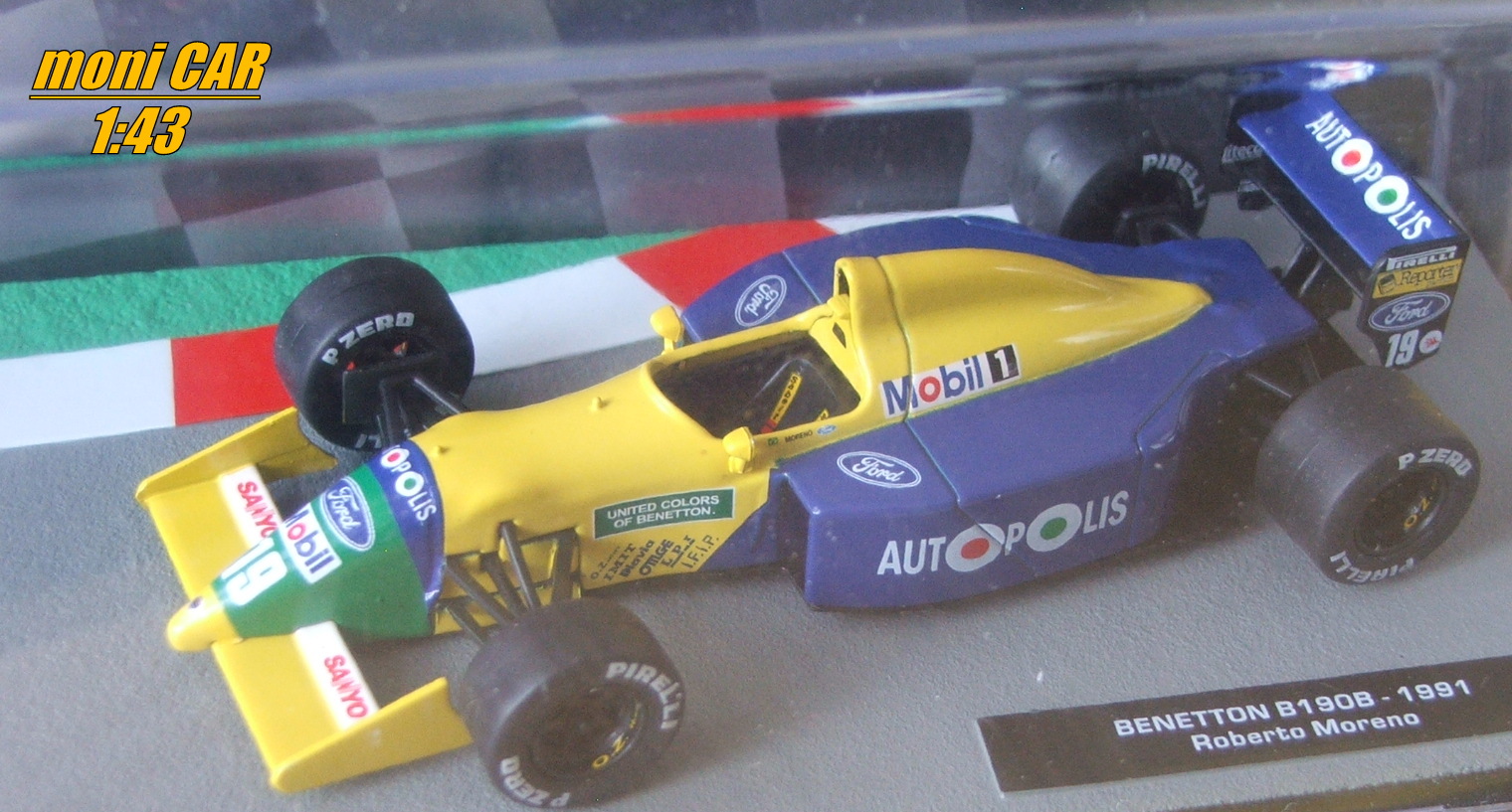 BENETTON B190B No.19 - Roberto Moreno - 1971 (1:43) Altaya/IXO