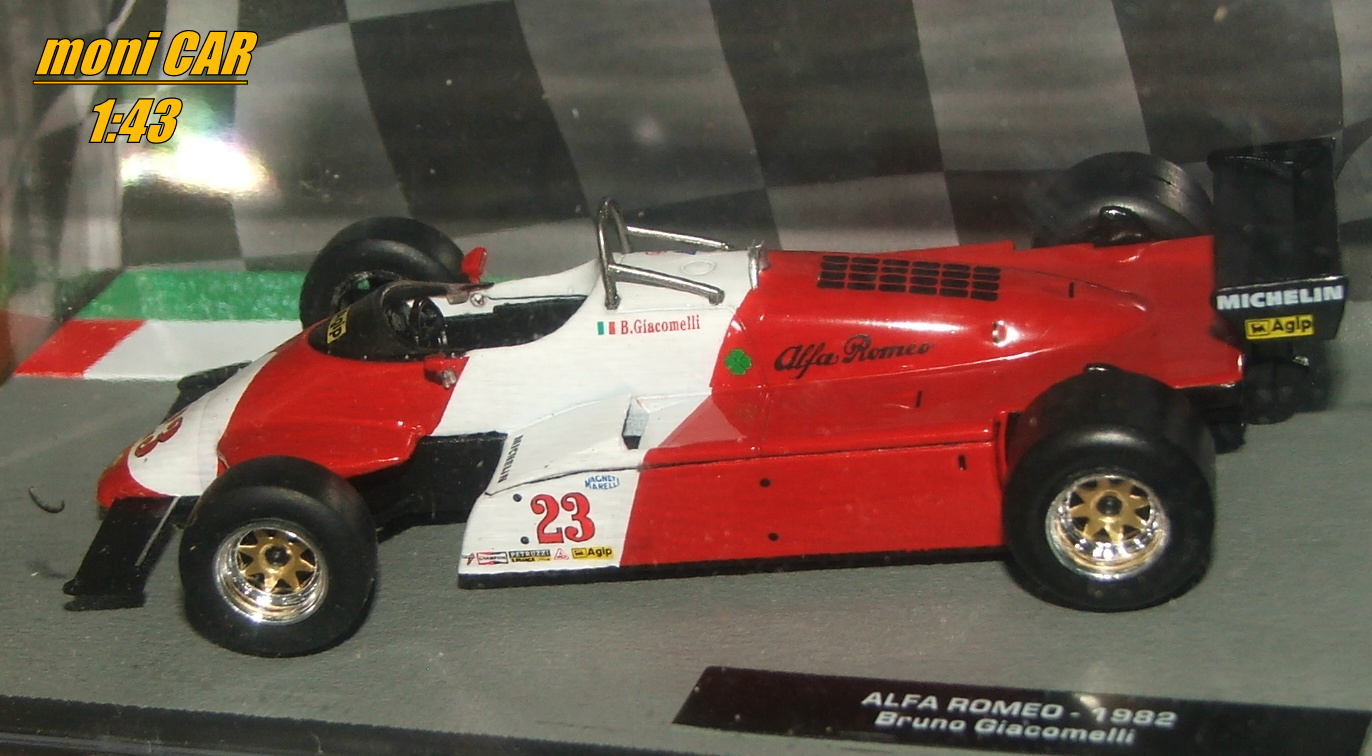 Alfa Romeo 182 No.23 - Bruno Giacomelli 1982 (1:43) Altaya/IXO
