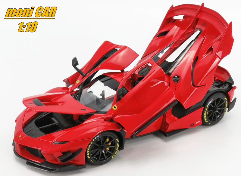 FERRARI FXX-K EVO HYBRID 6.3 V12 1050hp 2018 - EXCLUSIVE CARMODEL (1:18) BBURAGO