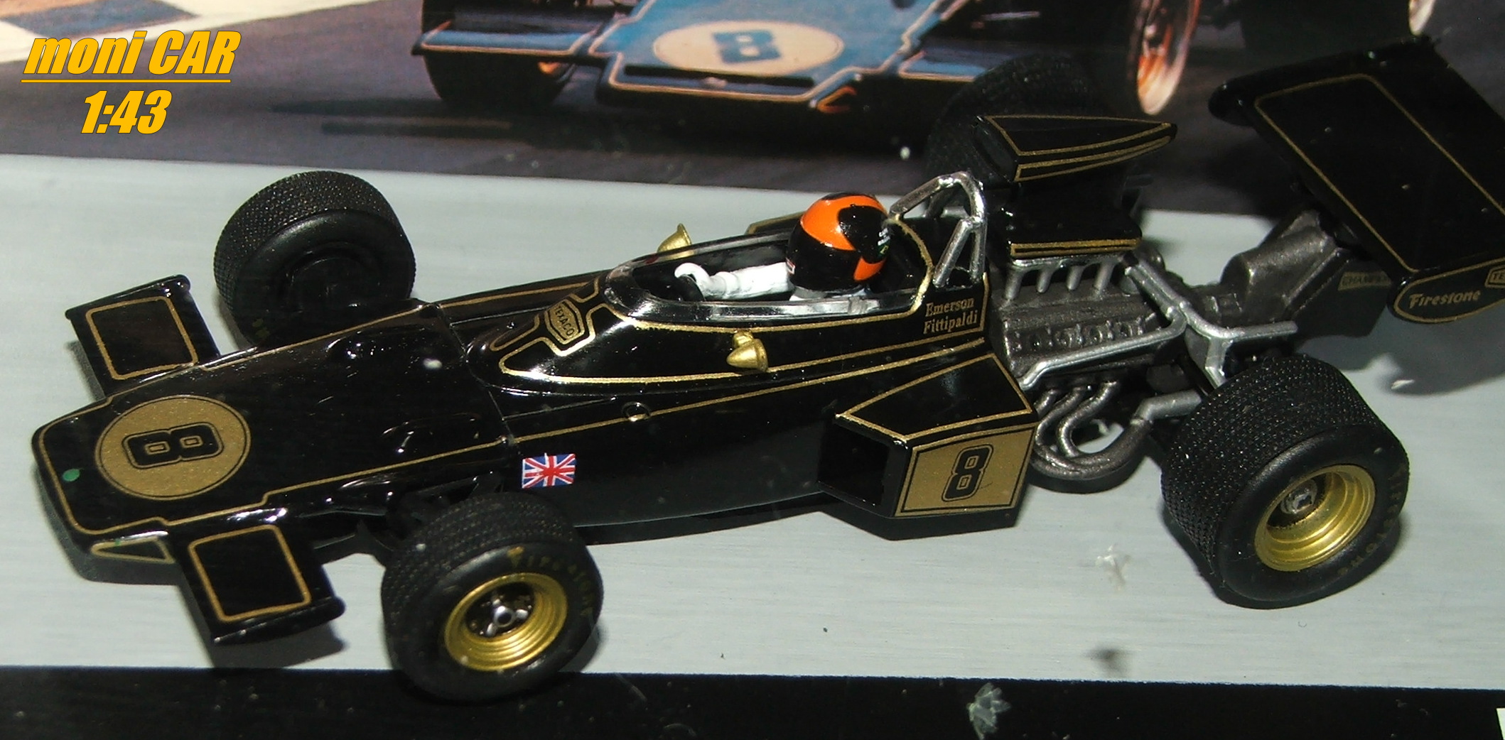 LOTUS 72D No.8 Emerson Fittipaldi - 1972 (1:43) Altaya/IXO