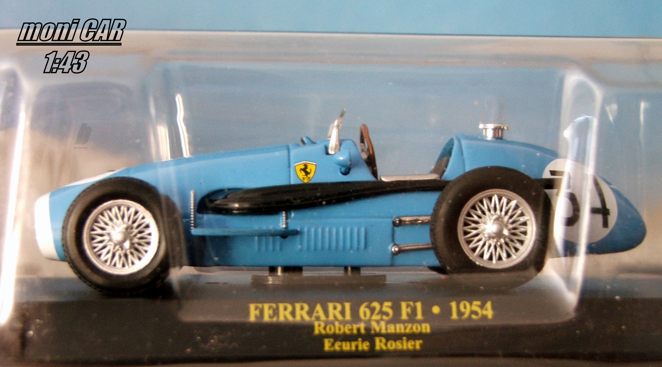 FERRARI 625 F1 - No.34 - Robert Manzon 1954 (1:43) Altaya/IXO