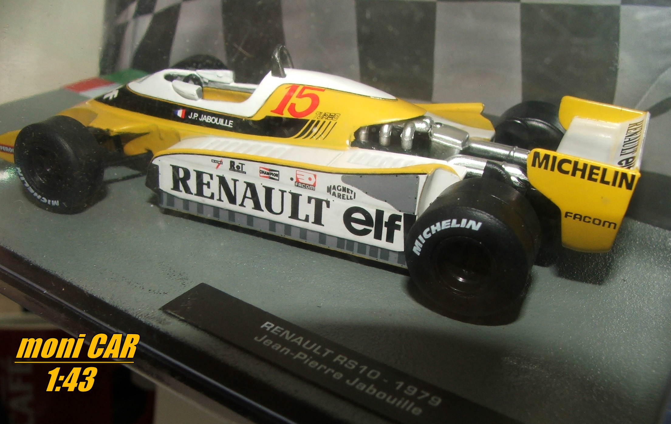 RENAULT RS10 No.15 - Jean-Pierre Jabouille - 1979 (1:43) Altaya/IXO