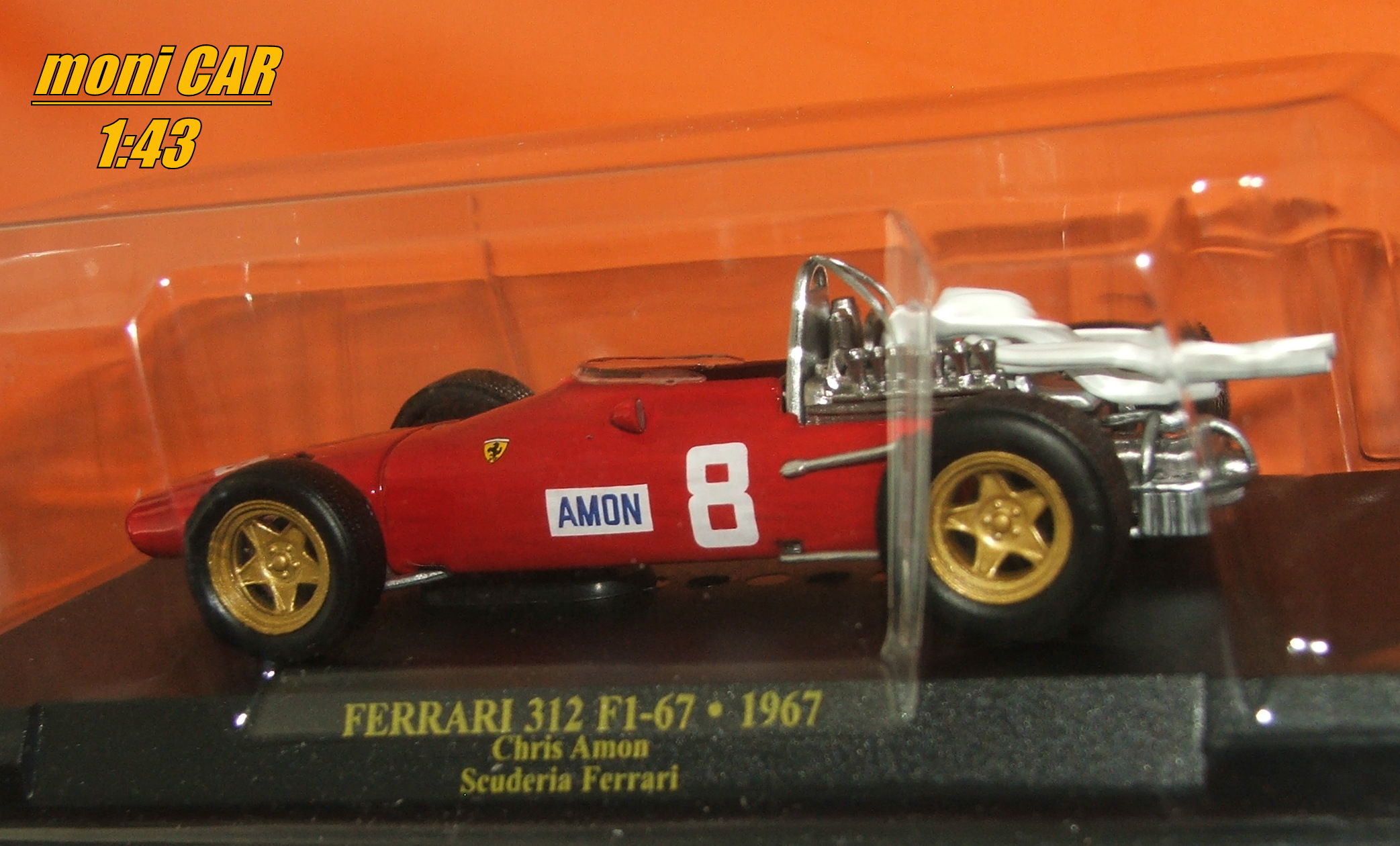 FERRARI 312 F1-67 No.8 Chris Amon 1967 (1:43) Altaya/IXO