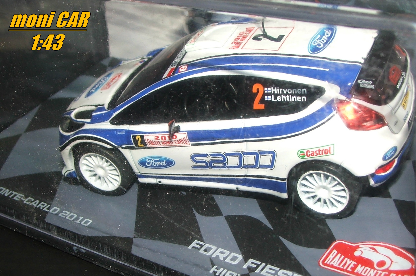FORD Fiesta S2000 No.2 - M. Hirvonen - J. Lehtinen - Winner Rally Monte Carlo 2010 (1:43) Altaya/IXO