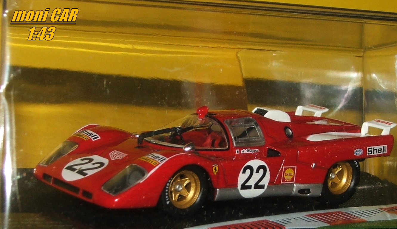 FERRARI 512 M No.22 - Arturo Merzario - Winner 300 km Imola 1971 (1:43) AltayaIXO