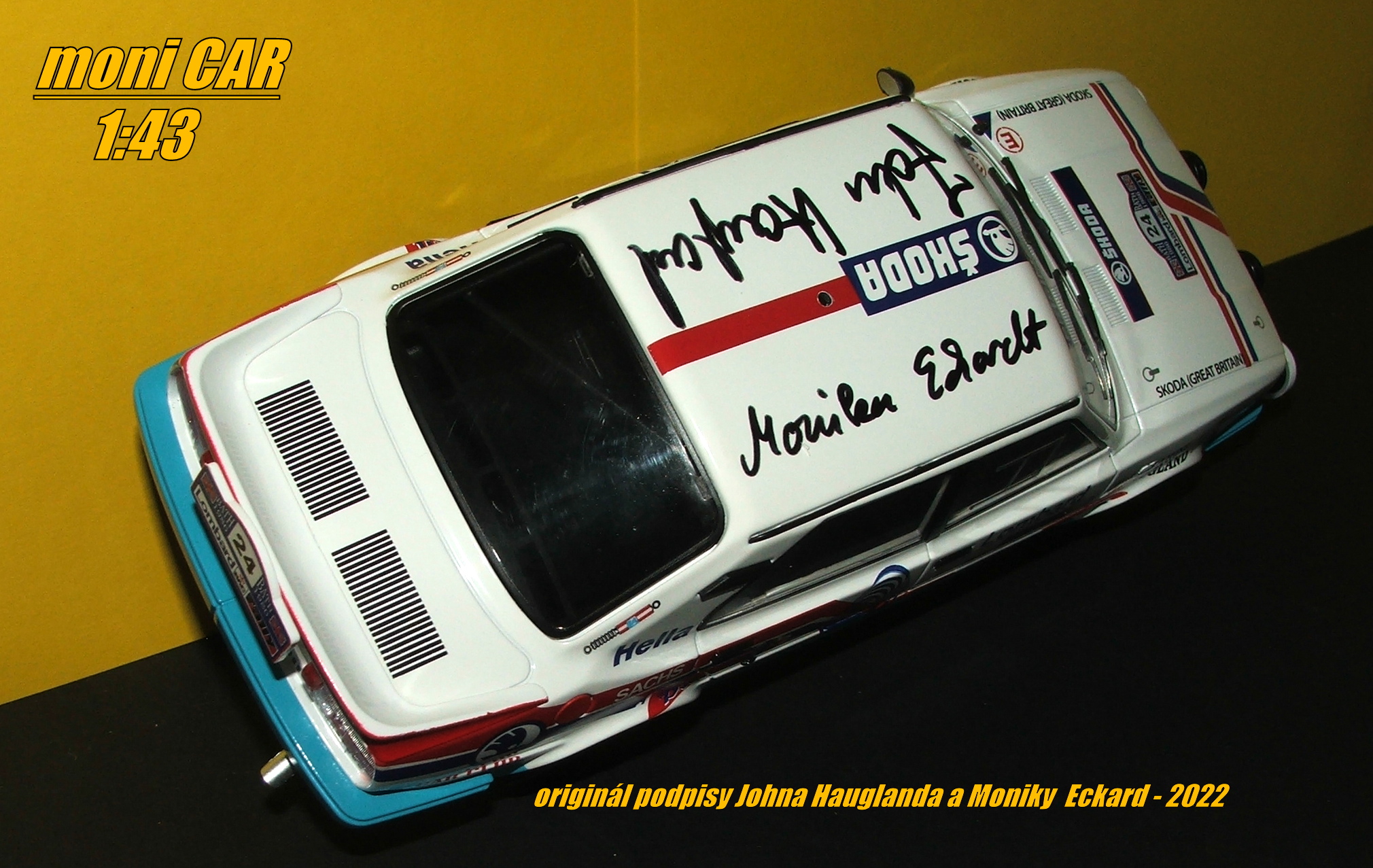 ŠKODA 130 LR No.24 - John Haugland-Monika Eckardt - RAC Lombard Rally 1986 (1:18) FOX18