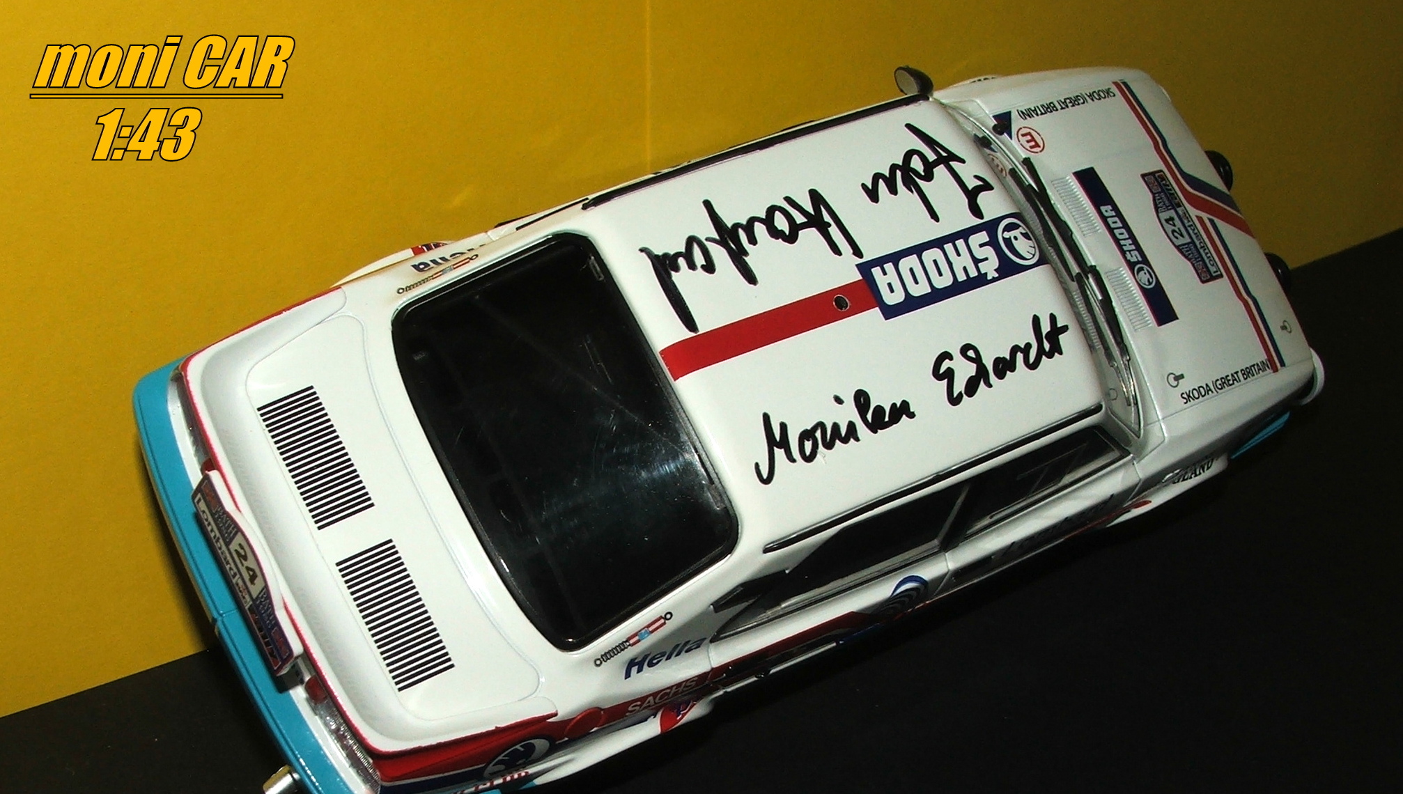 ŠKODA 130 LR No.24 - John Haugland-Monika Eckardt - RAC Lombard Rally 1986 (1:18) FOX18