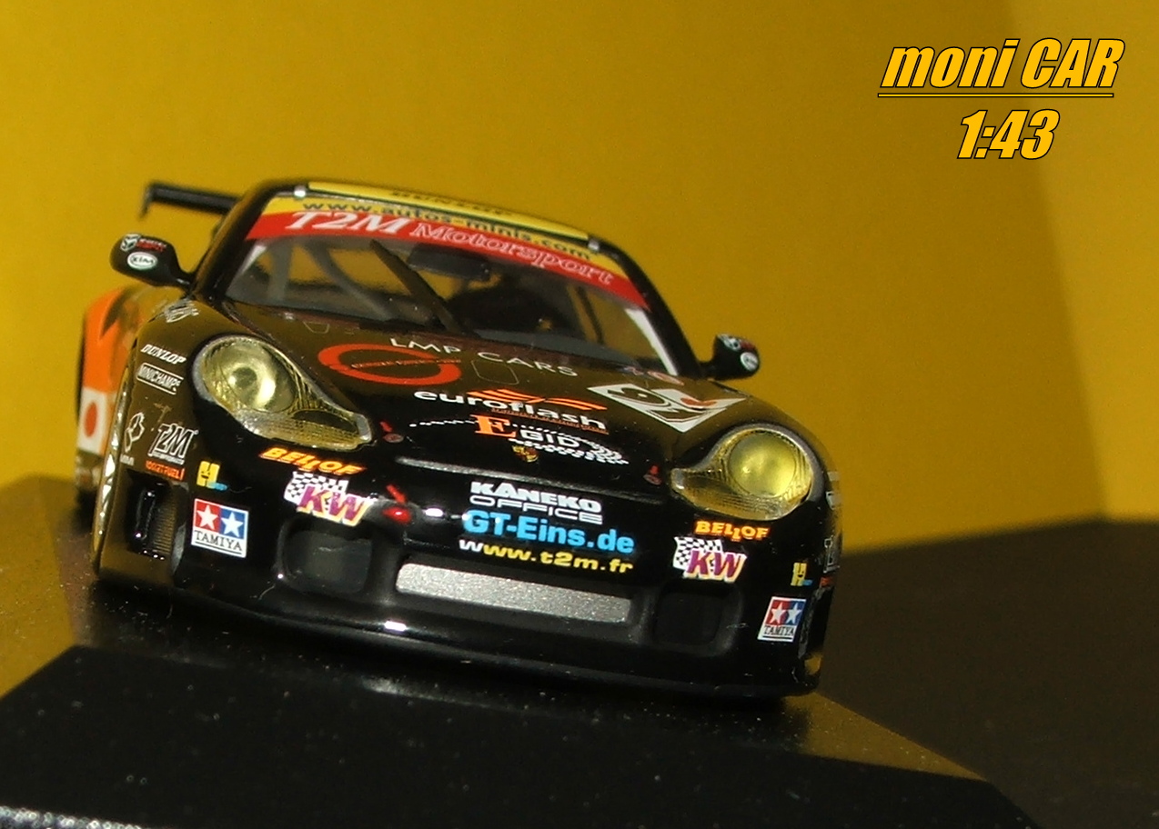 PORSCHE 911 GT3 RS No.75 Hindery - Baron - Kester 24h LeMans 2002 (1:43) MINICHAMPS