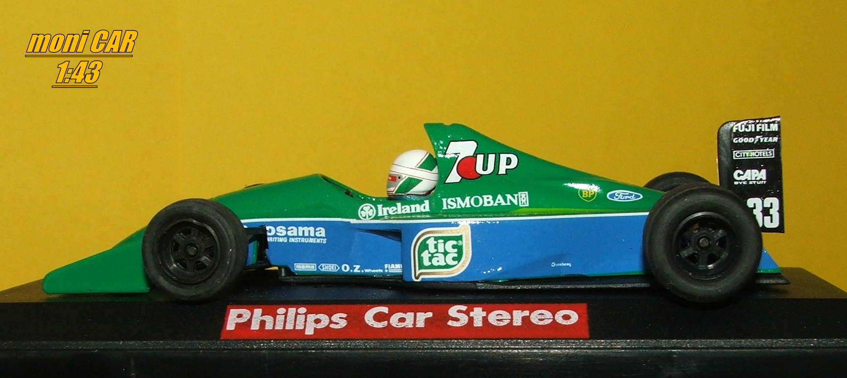 JORDAN Ford COSWORTH 191 No.33 Andrea de Cesaris F1 1991 (1:43) ONYX