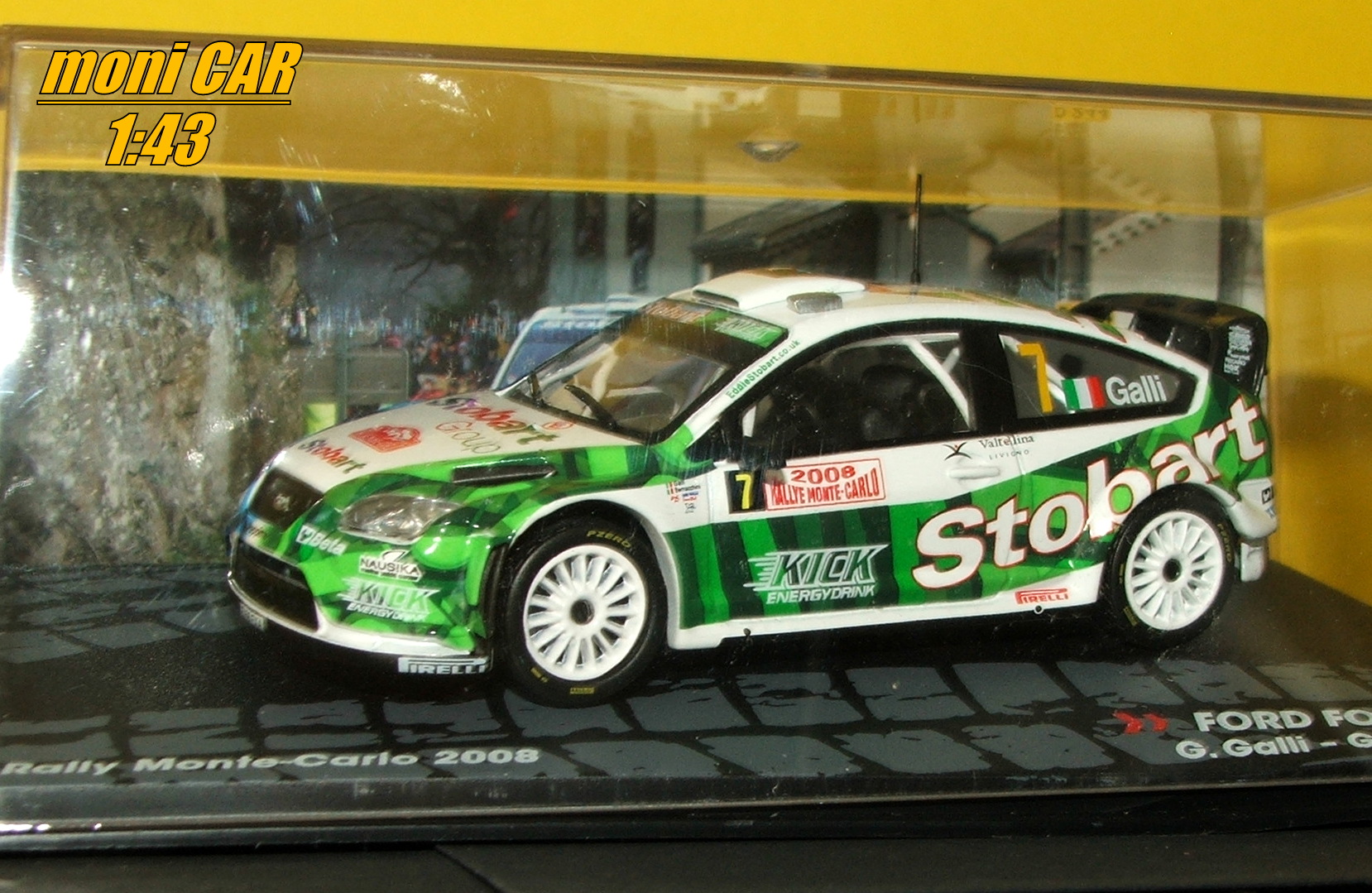 FORD Focus WRC No.7  G. Galli-G.Bernacchini  - Rallye Monte Carlo 2008 (1:43) Altaya/IXO