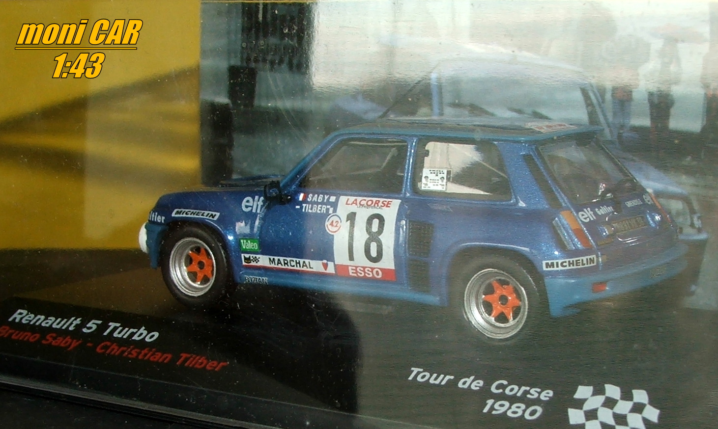 RENAULT 5 Turbo No.18 - Bruno Saby - Christian Tilber - TOUR DE CORSE 1980 (1:43) Altaya/IXO