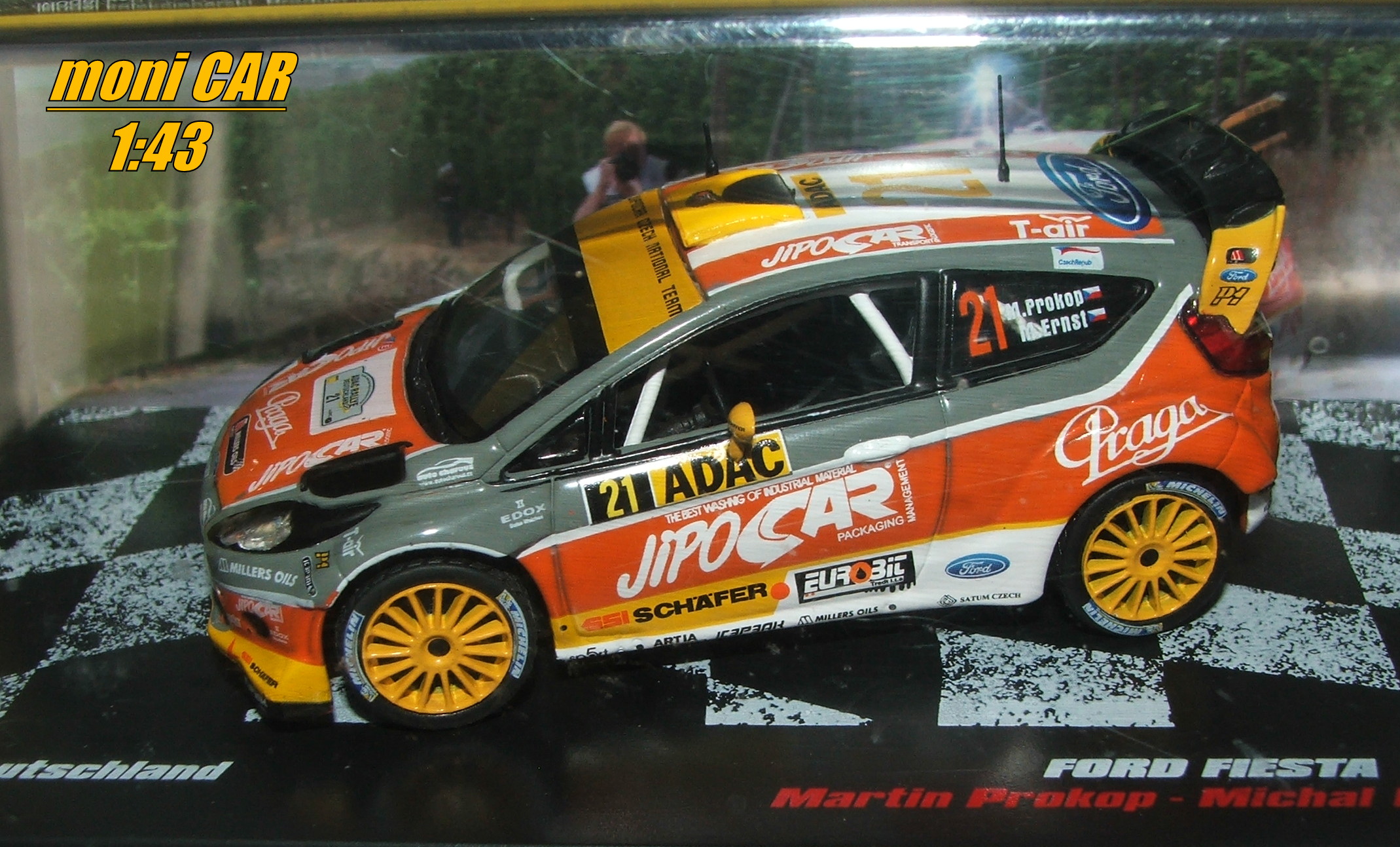FORD Fiesta WRC No.21 Martin Prokop - Michal Ernst  31. ADAC Rallye Deutschland 2013 (1:43) deAgostini