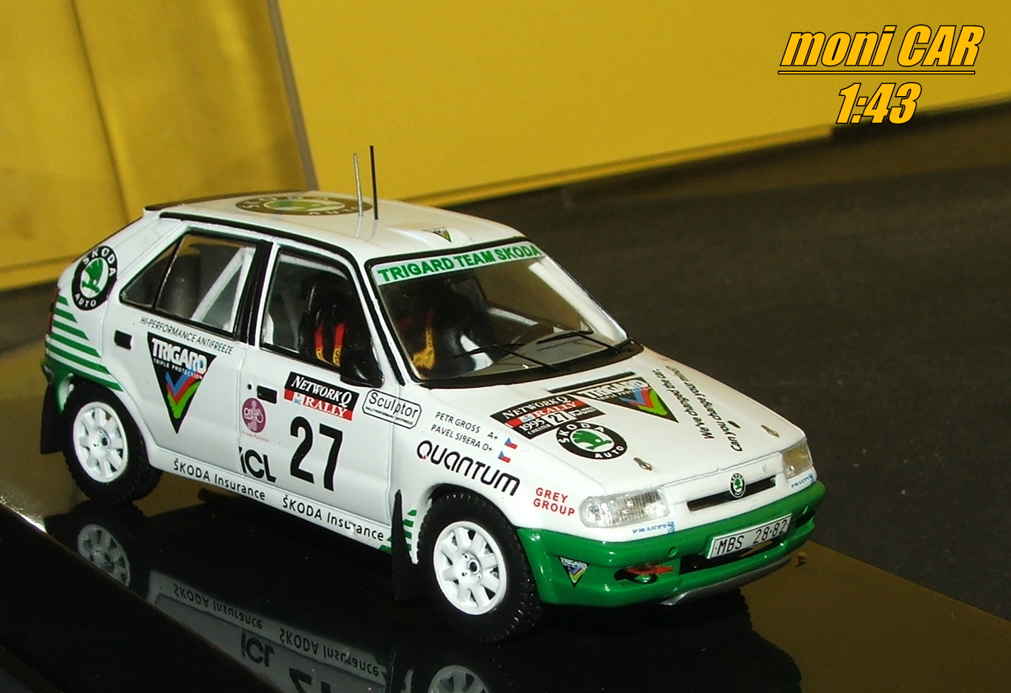 Skoda Felicia Kit Car Tour De Corse 1995 - Pavel Sibera - Ixo RAC371B 1/43
