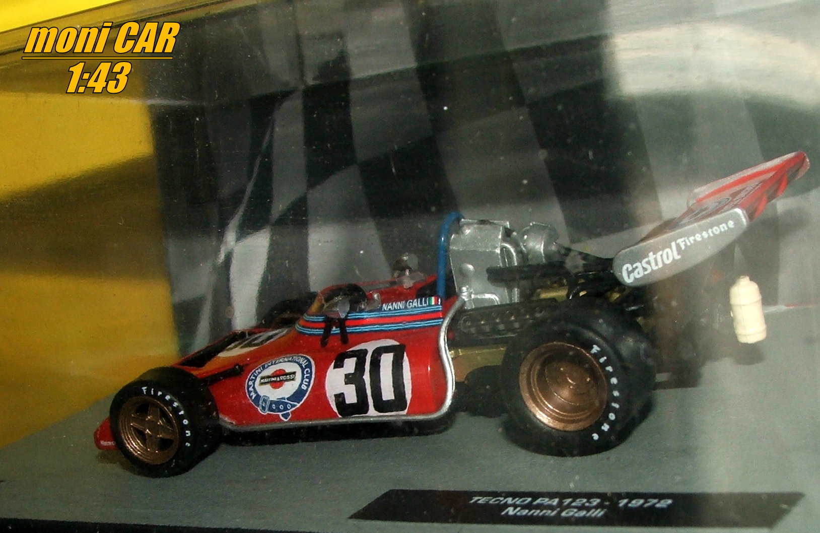 TECNO PA123 No.30 - Nanni Galli F1 1972 (1:43) Altaya/IXO