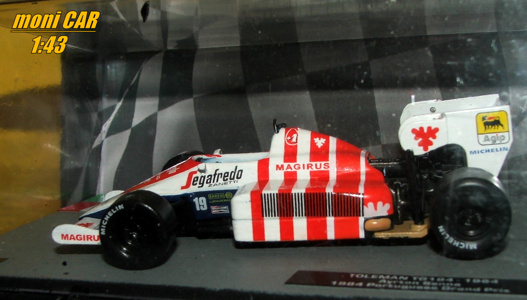 TOLEMAN TG184 No.19 - Ayrton Senna - Portuguese Grand Prix 1984 (1:43) Altaya/IXO