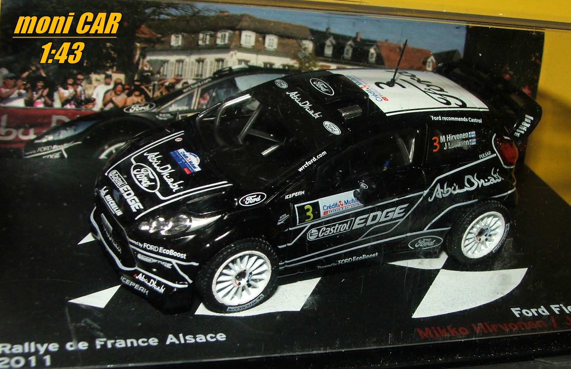 FODR Fiesta RS WRC No.3 - Mikko Hirvonen - Jarmo Lehtinen Rally de France Alsace 2011 (1:43) Altaya/IXO
