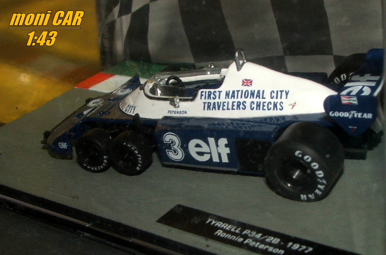 F1 Tyrrell P34 Monaco GP 1977 R. Peterson 1/43 (Neu (gemäss