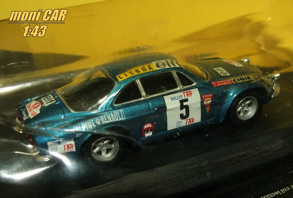 ALPINE Renault A110 - No.5 - J-L. Therier - J. Jaubert - Rally de Portugal 1973 (1:43) Altaya/IXO