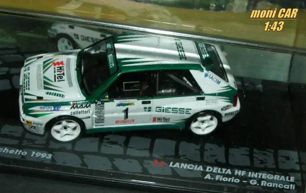 LANCIA DELTA HF Integrale No.1 - A.Fiorio - G. Rancati - Rally II Ciocchetto 1993 (1:43) Altay/IXO0
