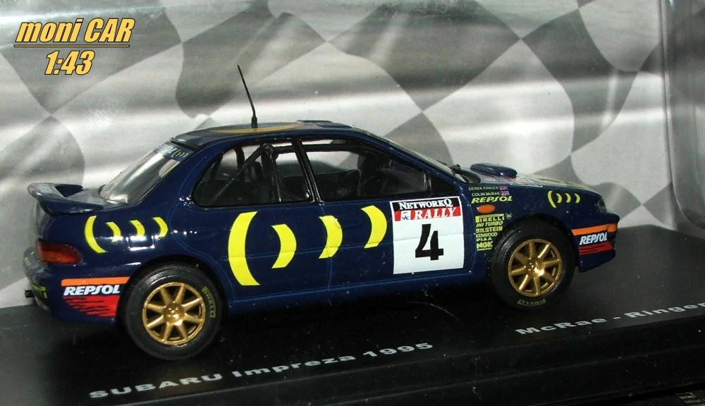 SUBARU Impreza No.4 - C. McRae- D. Ringer - Rally GB Winner 1995 (1:43) Altaya/IXO