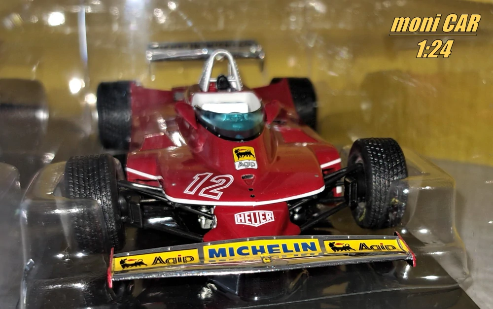 FERRARI 312 T4 No.12 - Gilles Villeneuve - 1979 (1:24) CENTAURIA