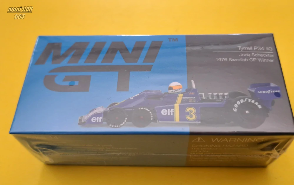 TYRRELL P34 No.3 - Jody Scheckter - Swedisch GP Winner 1976 (1:64) Mini GT