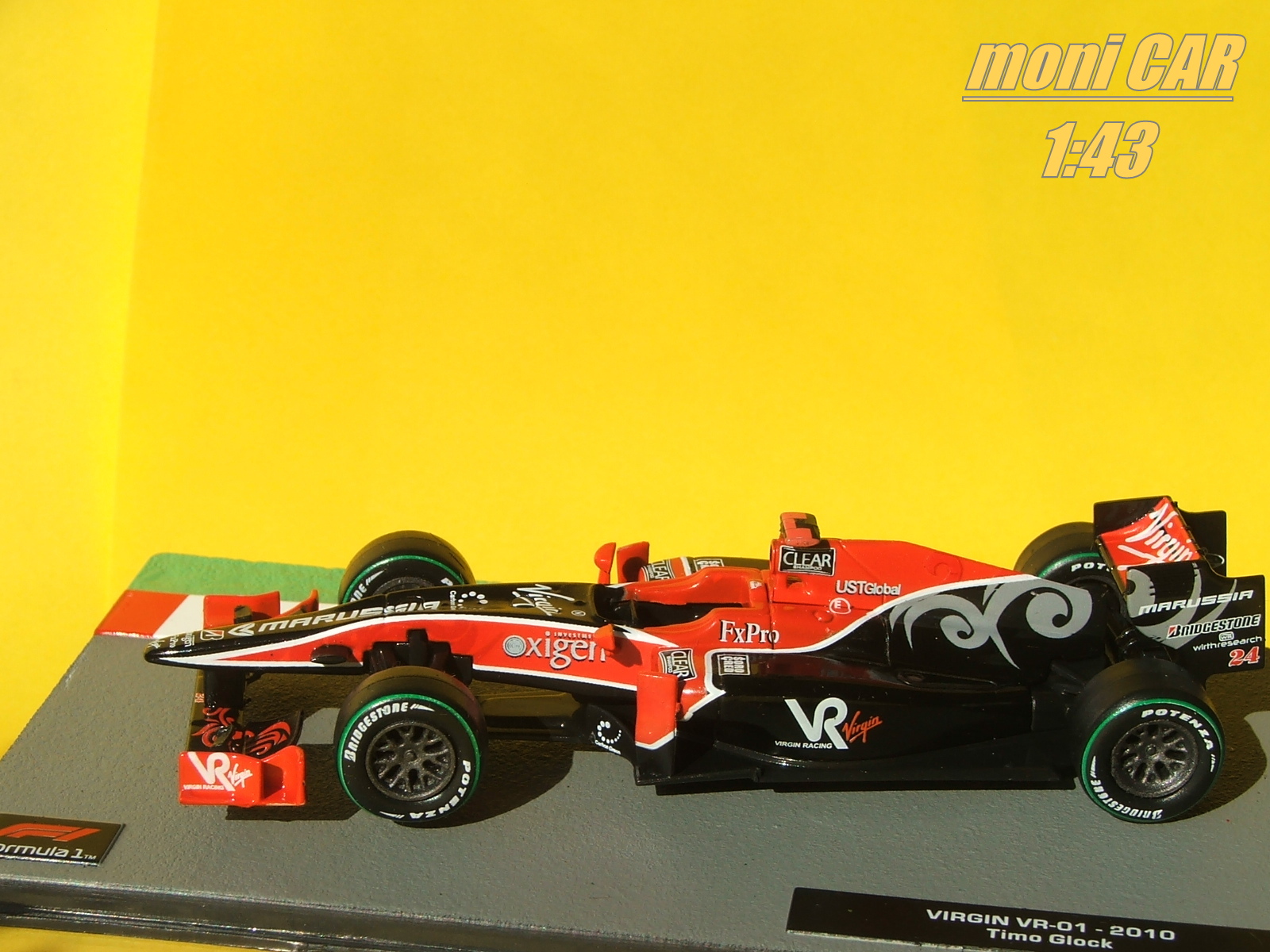 VIRGIN VR-01 No.24 Timo Glock 2010 (1:43) Altaya/IXO