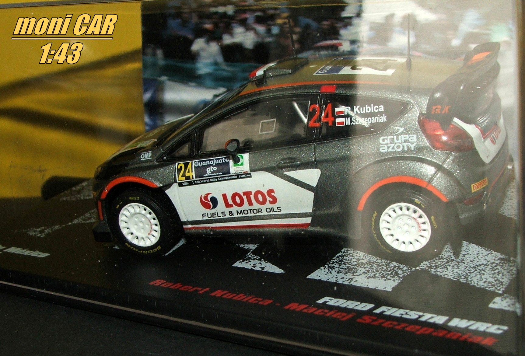 FORD Fiesta WRC No.24 - Robert Kubica - Maciej Szczepaniak - Rallye México 2015 (1:43) Altaya/IXO