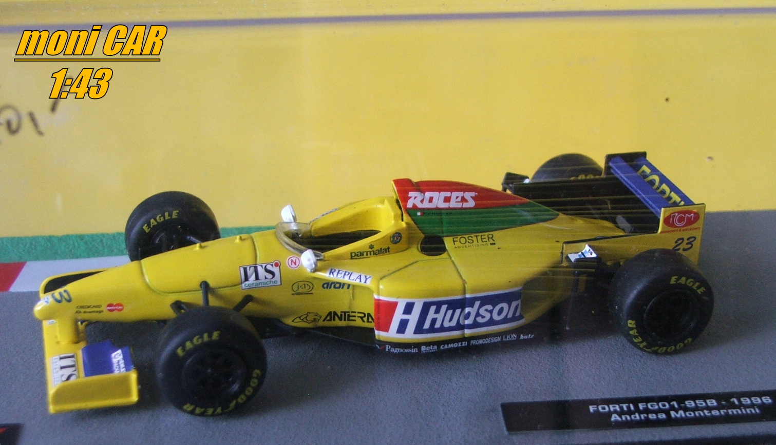 FORTI FG01-95B No.23 Andrea Montermini - 1996 (1:43) Altaya/IXO