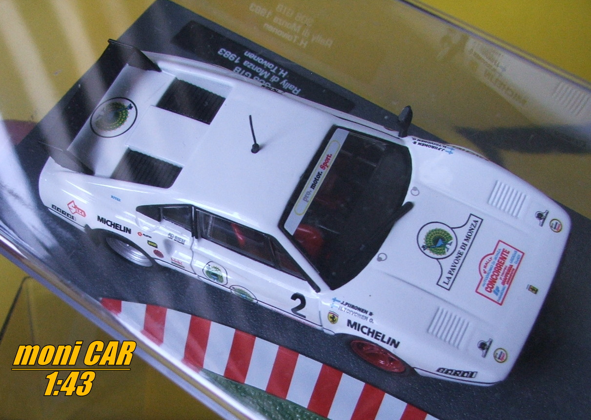 FERRARI 308 GTB  No.2 - Henri Toivonen - Juha Piironen - Rally di Monza 1983 (1:43) Altaya/IXO