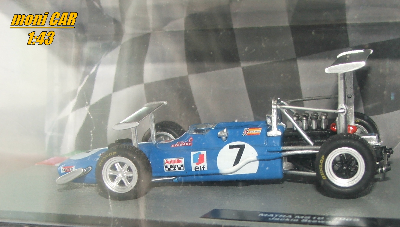 MATRA MS10 No.7 Jackie Stewart - Winner South African GP formula 1 World Champion 1969 (1:43) Altaya/IXO