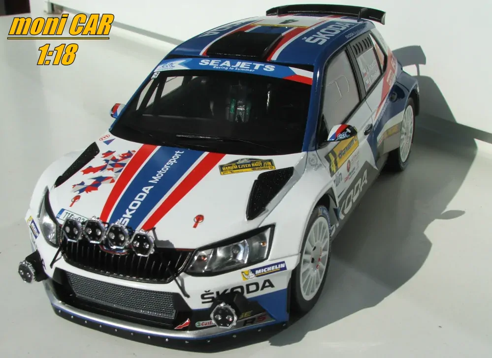 Škoda Fabia R5 No.4 J. Kopecký - P. Dresler Barum Rally 2018 (1:18) FOX18