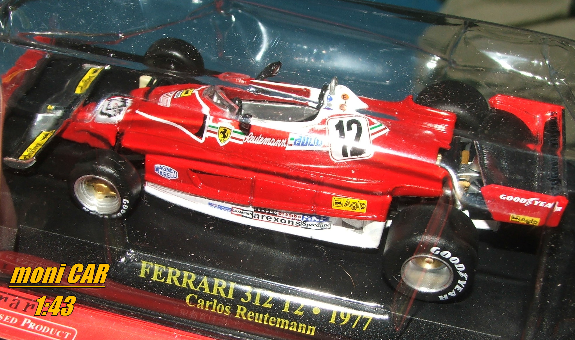 FERRARI 312 T2 No.12 Carlos Reutemann - 1977 (1:43) Altaya/IXO