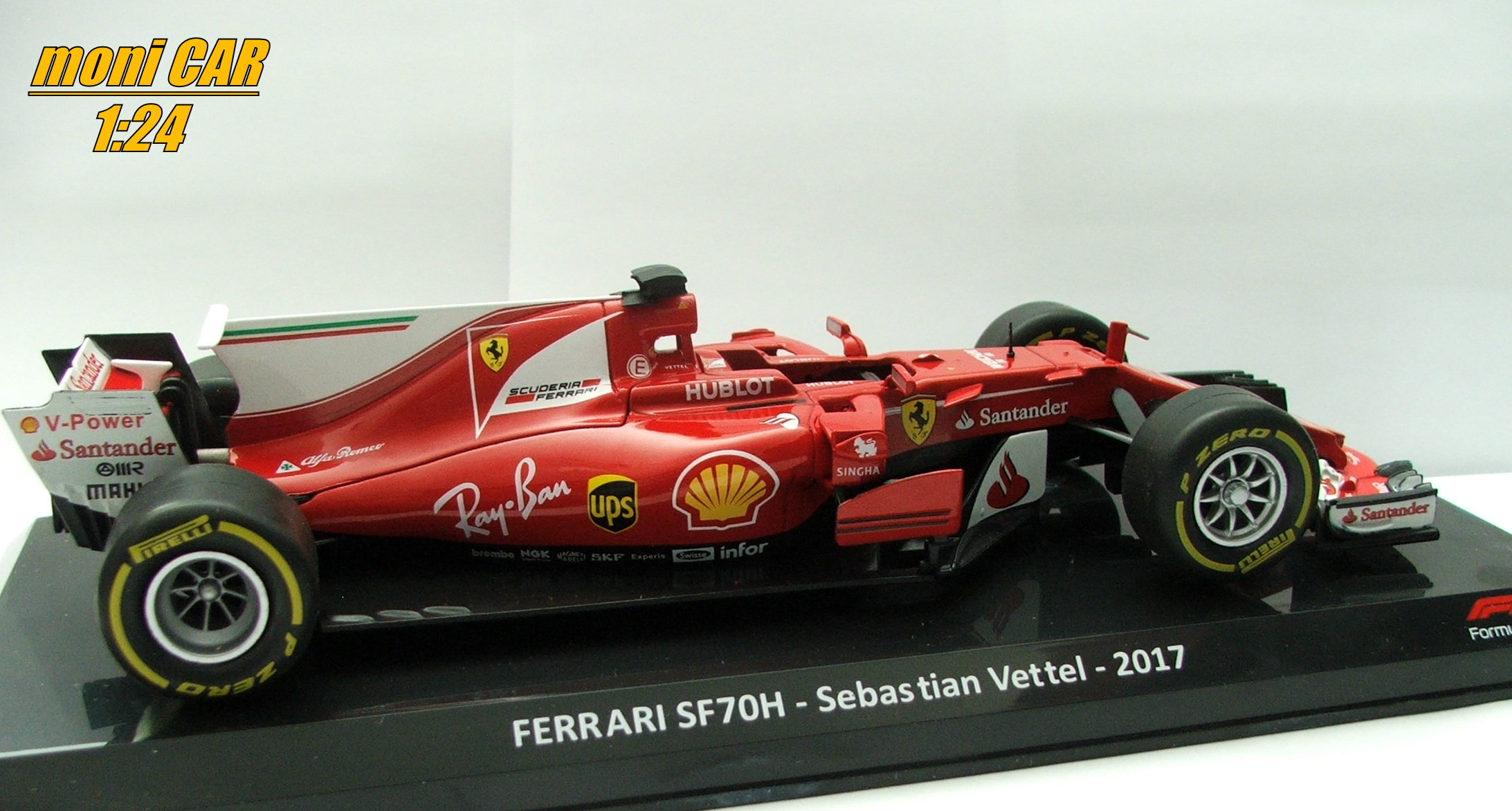 FERRARI SF70H No.5 - Sebastian Vettel - 2017 (1:24) Centauria