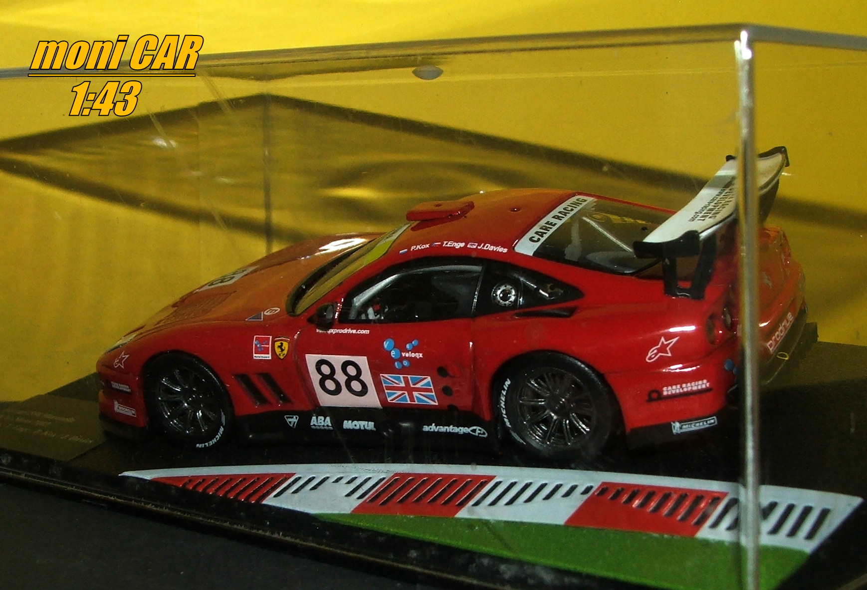 FERRARI 550 Maranello No.88 T. Enge-P. Kox-J. Devies 24h Le Mans 2003 (Altaya/IXO
