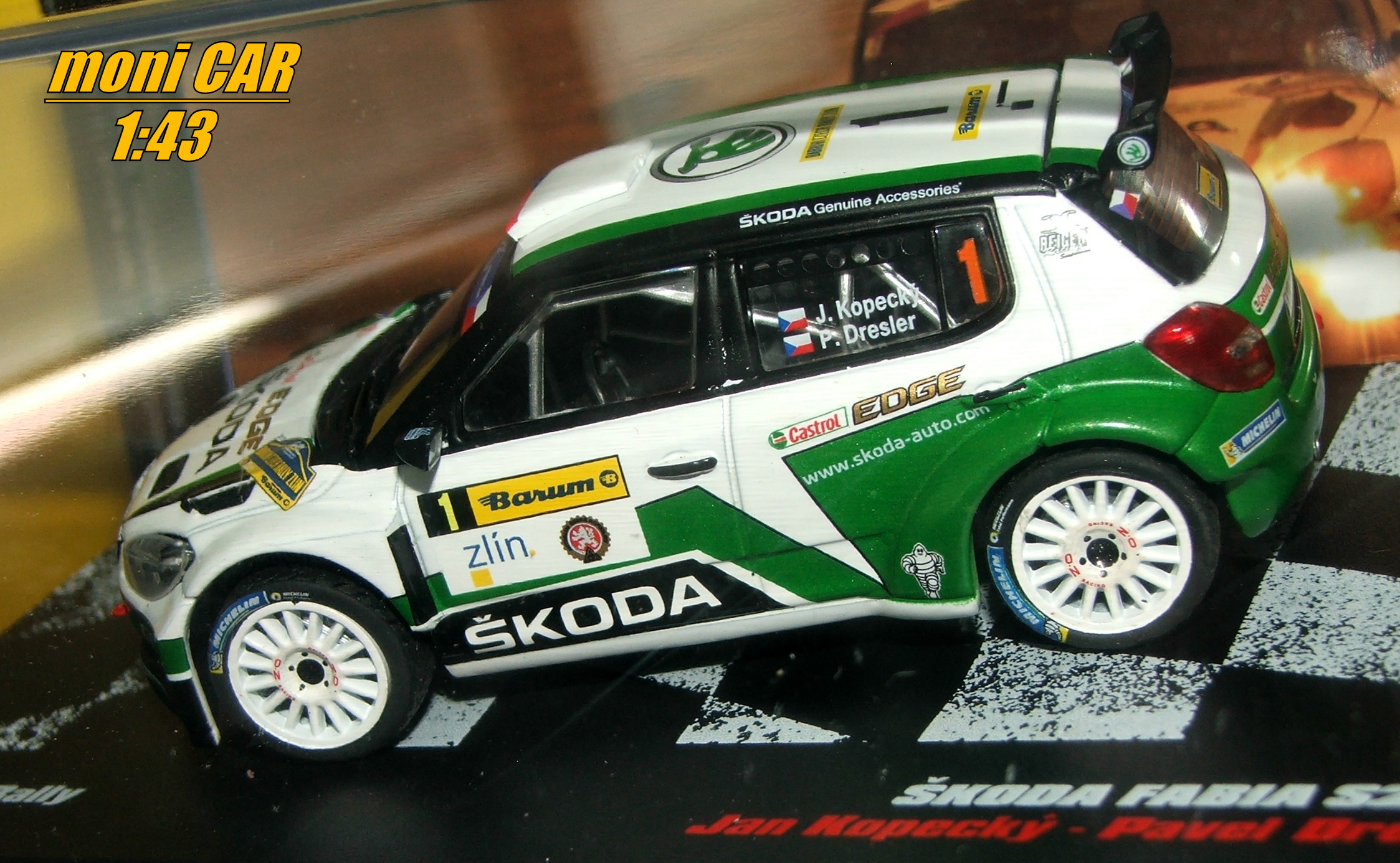 ŠKODA Fabia S2000 No.1 - Jan Kopecký - Pavel Dresler Barum rally 2013 (1:43) DeAgostini