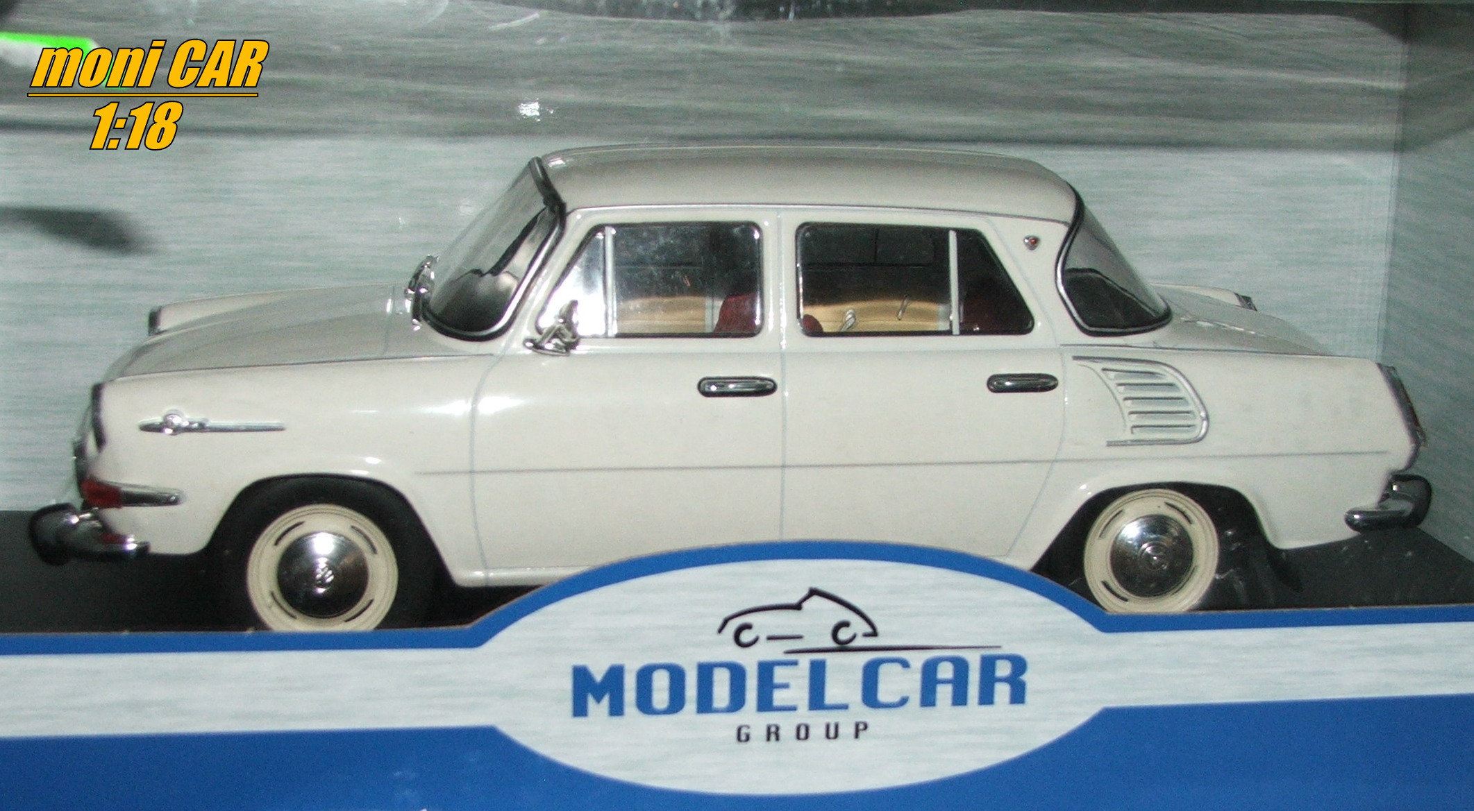 ŠKODA 1000 MB - biela (1:18) MODEL CAR GROUP (MCG)