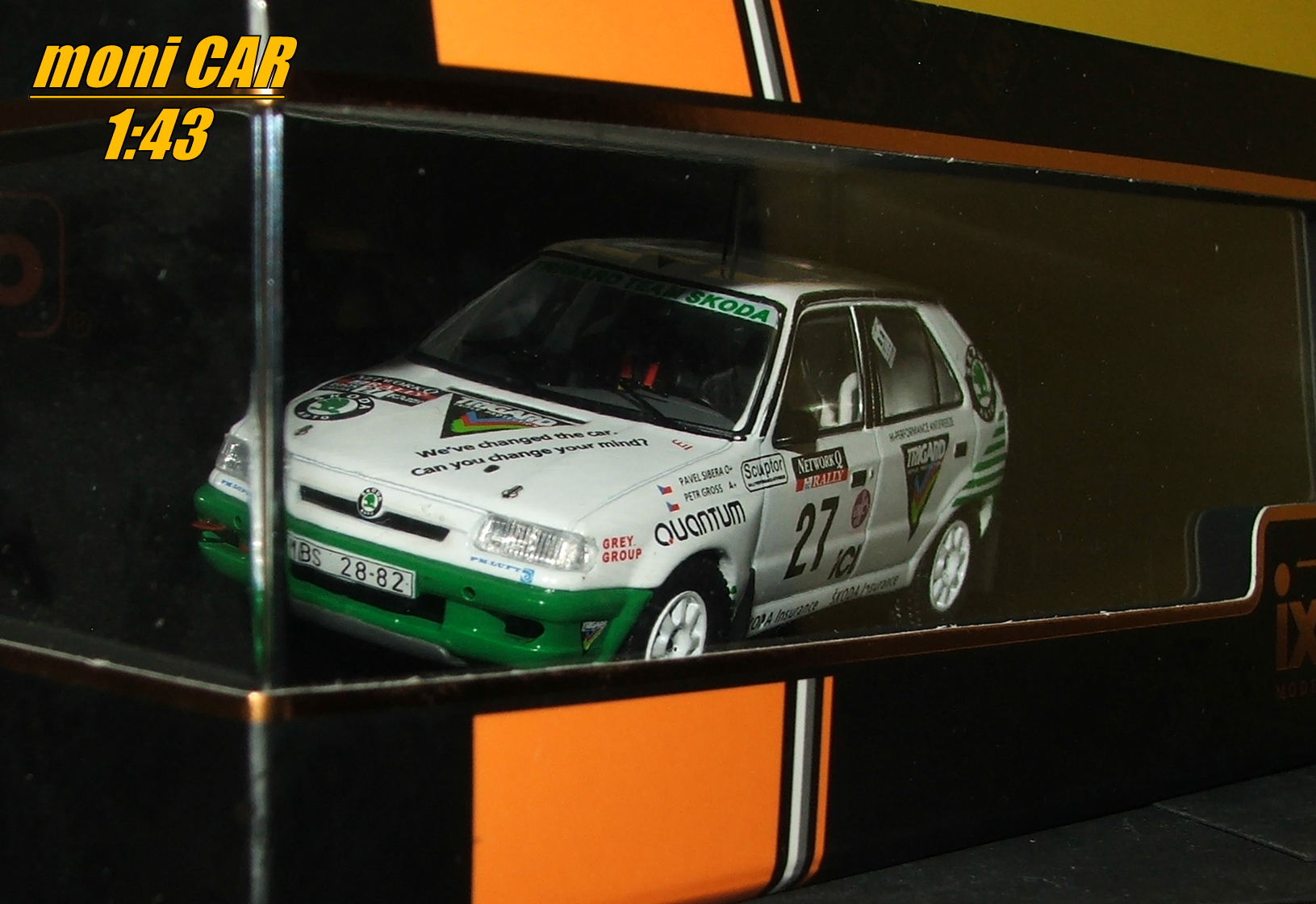 ŠKODA Felicia Kit Car No.27 - P. Sibera - P. Gross - RAC Rally 1995 (1:43) IXO