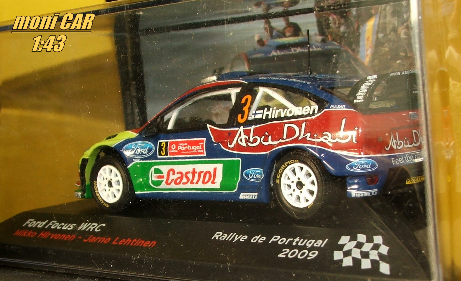 FORD Focus WRC No.3 - Mikko Hirvonen - Jarno Lehtinen - Rally de Portugal 2009 (1:43) Altaya/IXO